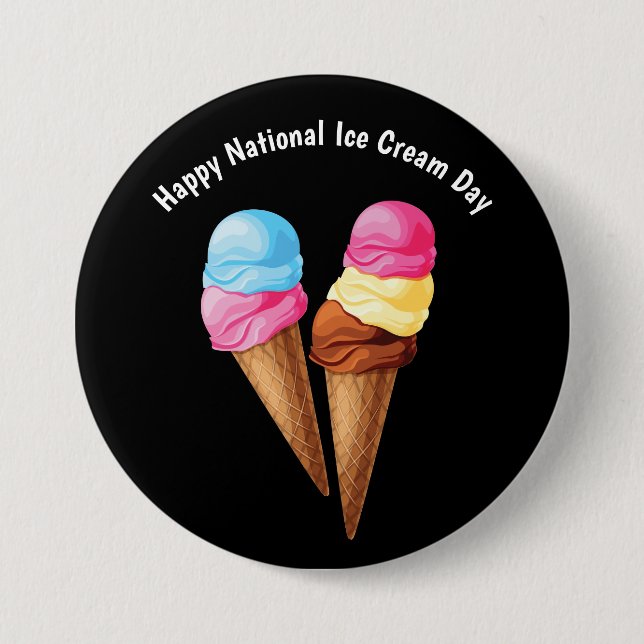 Glad nationell glassdag knapp (Framsida)