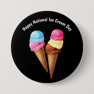 Glad nationell glassdag knapp