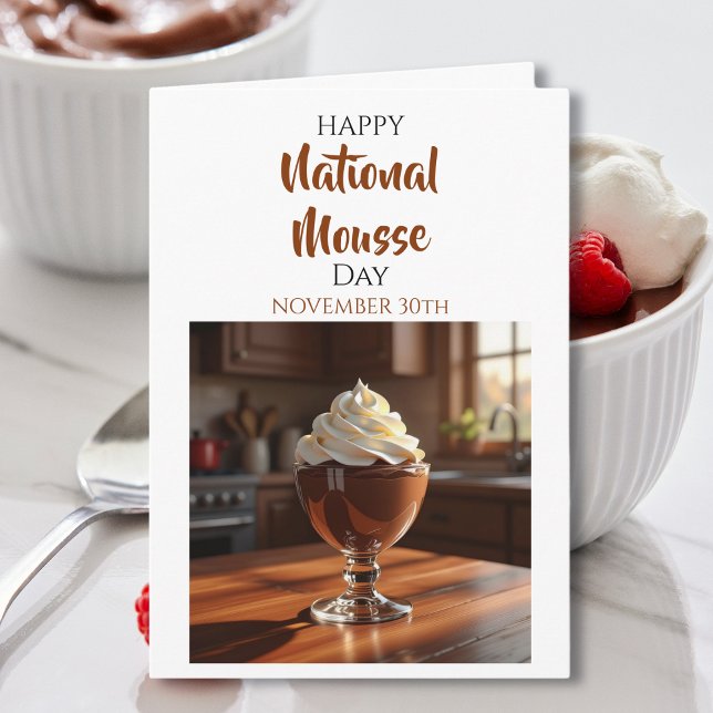 Glad nationell mousse-dagen | 30 nov kort (Skapare uppladdad)