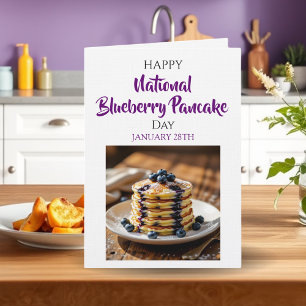 Glad nationella blåbärspanncakedagen! 28:e januari kort
