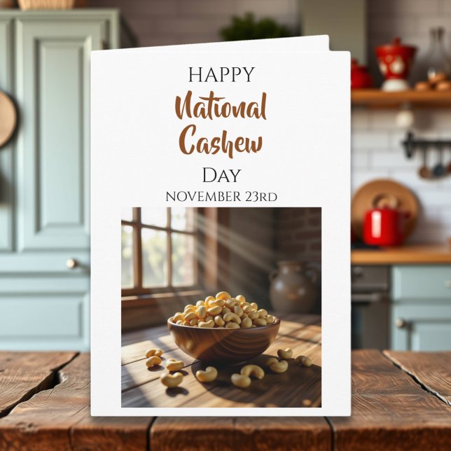 Glad nationella cashewdagen | 23 nov kort (Skapare uppladdad)