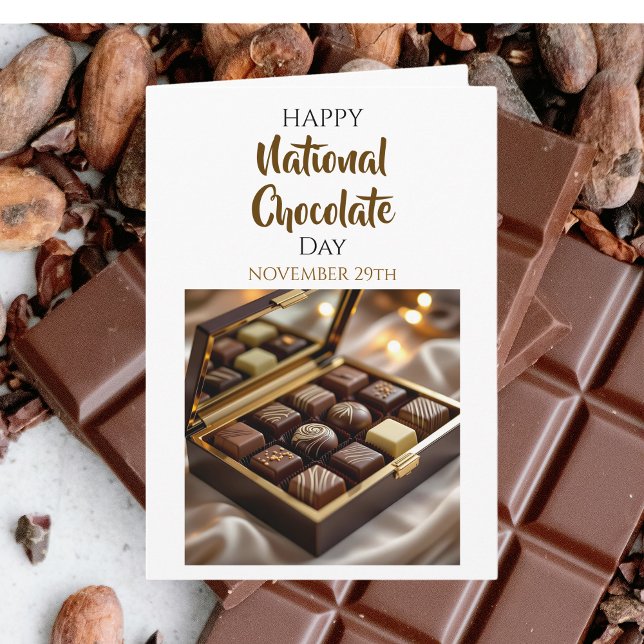 Glad nationella choklad dagen | 29 nov kort (Skapare uppladdad)