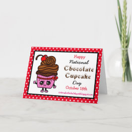 Glad nationella cupcakesdagen - 18 oktober kort