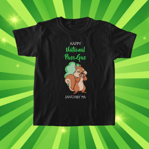 Glad nationella dag för gaser 7 januari t shirt