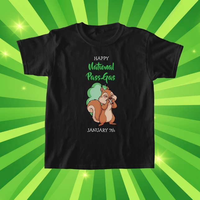 Glad nationella dag för gaser | 7 januari t shirt (Skapare uppladdad)