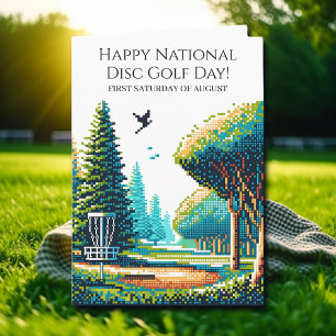 Glad nationella discgolfdag kort