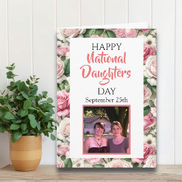 Glad nationella döttrars dag kort