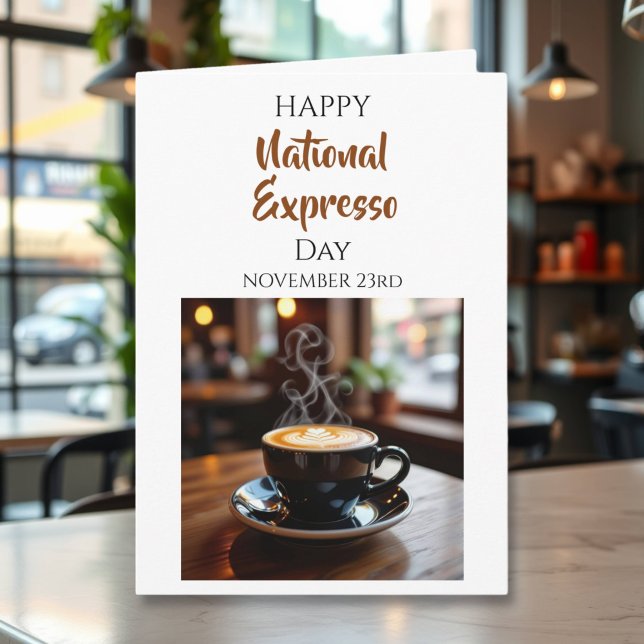 Glad nationella espressodagen | 23 nov kort (Skapare uppladdad)