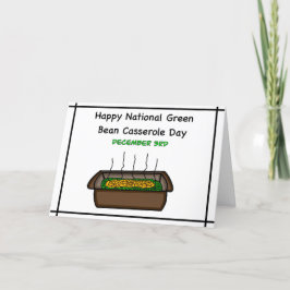 Glad nationella grönbönekassardagen kort