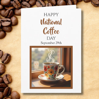 Glad nationella kaffedagen - 29 september kort