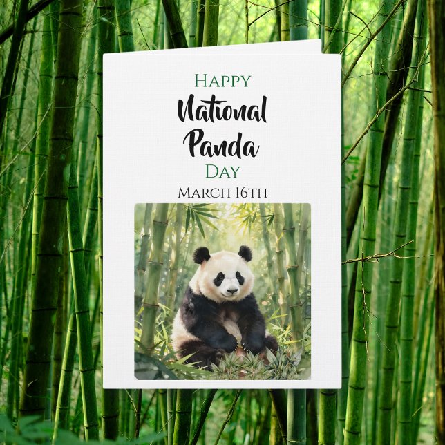 Glad nationella pandadagen | 16 mars kort (Skapare uppladdad)