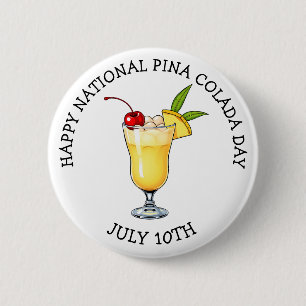 Glad nationella Pina Colada-dagen - 10 juli Knapp