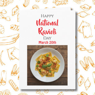 Glad nationella raviolidagen - 20 mars kort