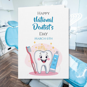 Glad nationella tandläkarens dag   6 mars kort