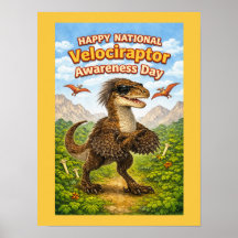 Glad nationella velociraptorföredagar – Roligt