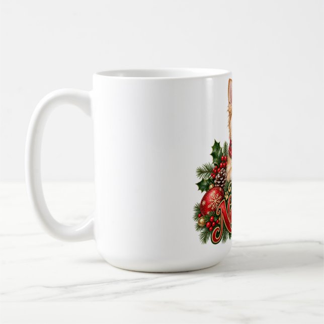 Glad Navidog Chihuahua Julmugg Kaffemugg (Vänster)