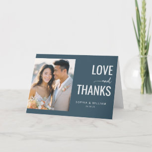 Glad Navy Modern Foto Tack Kort