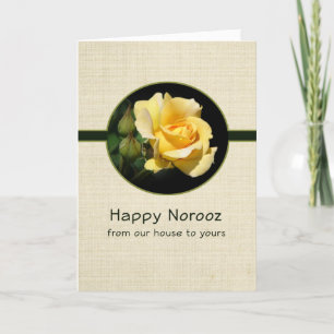 Glad Norooz Från Vårt Hus till Ditt Grattulationsk Helgkort