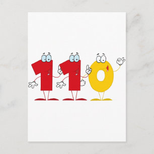 Glad Nummer 110 Vykort