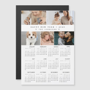 Glad ny år 2026 Kalender Fotokollage