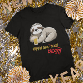 Glad Ny Öl/År Rolig Dovhjort T-Shirt