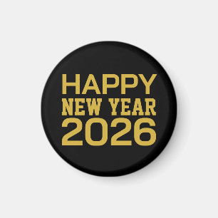 Glad Nyår 2026 T-Shirt Magnet