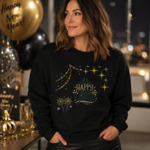 Glad Nyår Eldshow För vuxna sweatshirt
