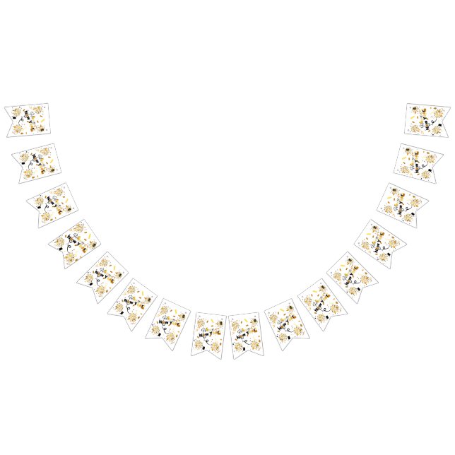 Glad nyår Girlang Banner Vimplar (Alla)