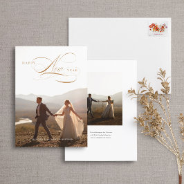 Glad nyår manus Högtid Hela vykortet Julkort