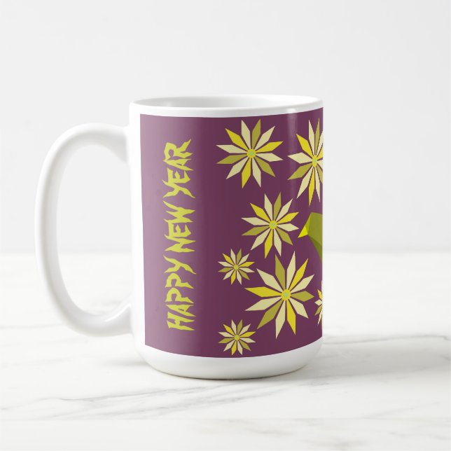 GLAD NYÅR MUGGE TILL MAMMA KAFFEMUGG (Vänster)
