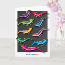 Glad Nyår porträttkort  Kort