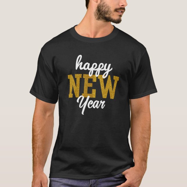 Glad Nyår T-Shirt (Framsida)