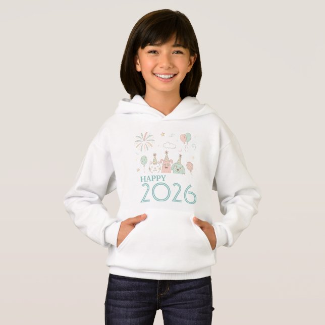 Glad nyårsafton 2026  t shirt (Hel framsida)