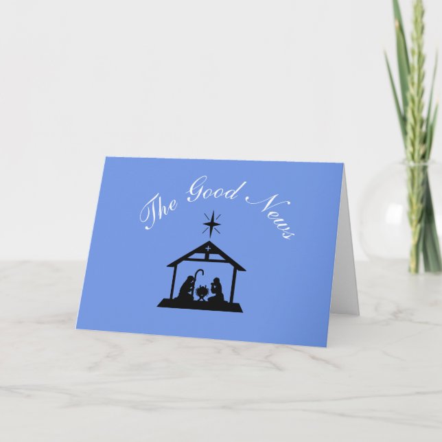 Glad nyhet är inte fejknyhet julkort kort (Framsida)