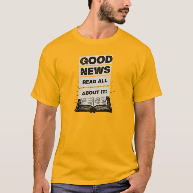 Glad nyhets skjorta t shirt (Framsida)