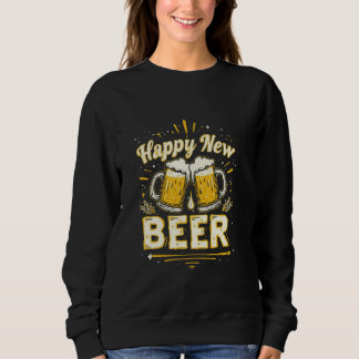 Glad Nytt Öl Roligt Nyårs öl design T Shirt