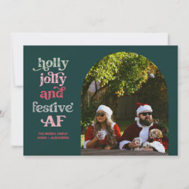 Glad och festlig julkort AF