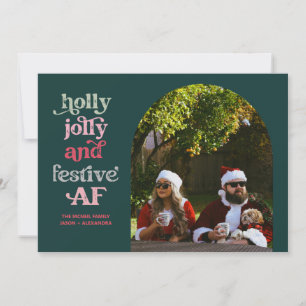 Glad och festlig julkort AF