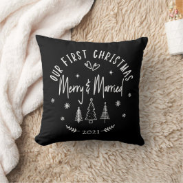 Glad och gift jul  kudde