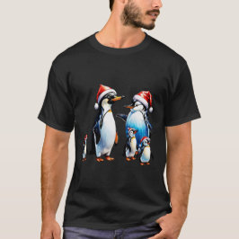 Glad och inbjudande julillustration t shirt