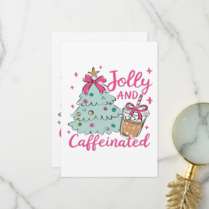 Glad och Kaffeinad Tack Kort