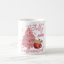 Glad och Kaffeinhållig Julgran Kaffe Design Kaffemugg