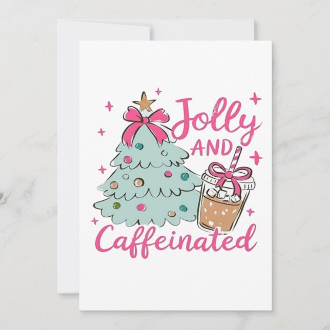 Glad och Kaffesugna Inbjudningar (Framsida)