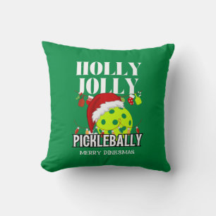 GLAD OCH KÄR PICKLEBALLY Jul Grön Kudde