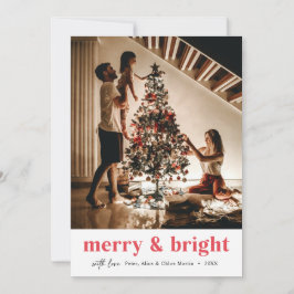 Glad och ljus Boho Vintage Julstyling Julkort