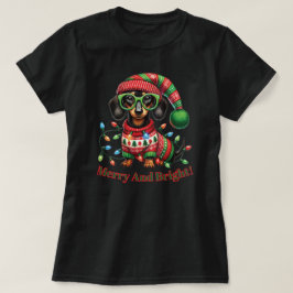 Glad och Ljus Dachshund T Shirt