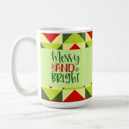 Glad och ljus jul kaffemugg