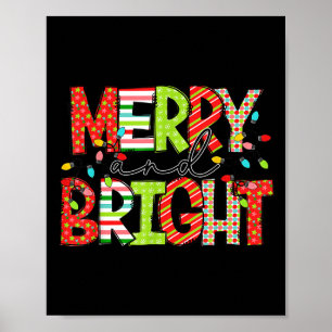 Glad Och Ljus Jul Kvinnor Flickor Barn Småbarn Poster