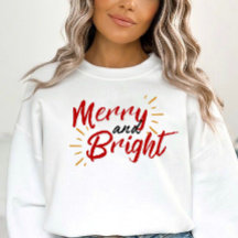 Glad och ljus jul sweatshirt