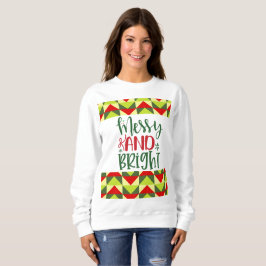 Glad och ljus jul t shirt